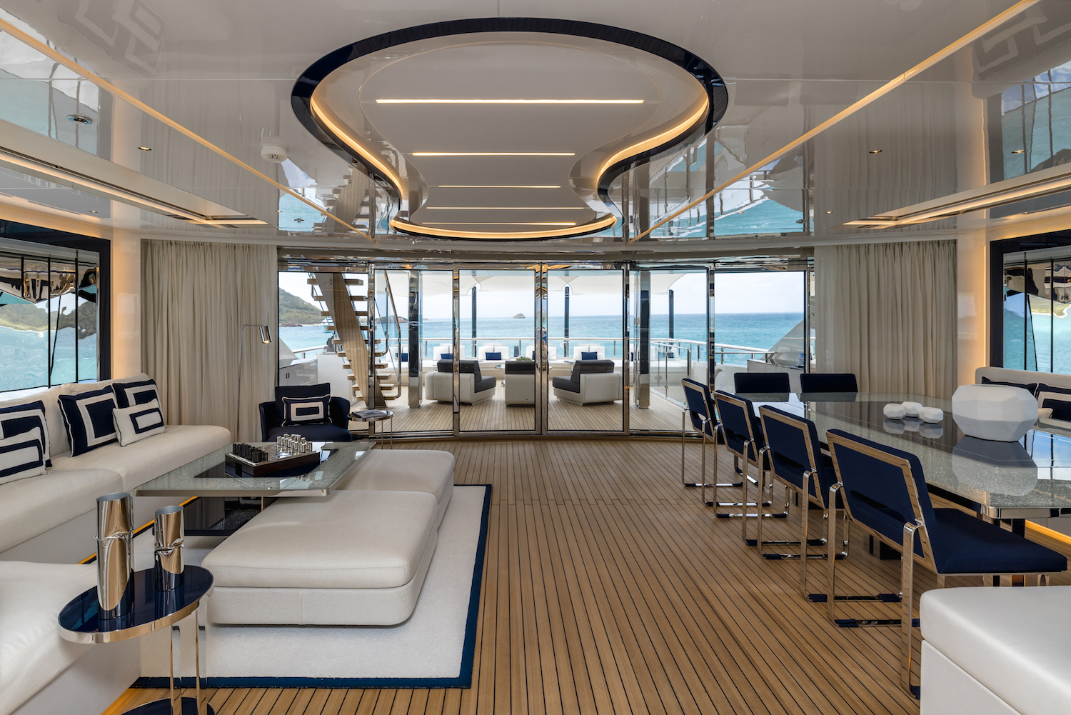 Team For Design Enrico Gobbi / walk through the interior of M/Y ...