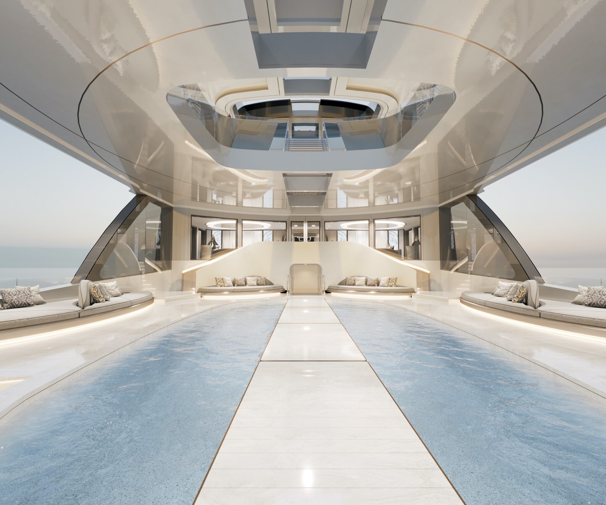 Painting a Slice of yachting life Feadship and their superyacht