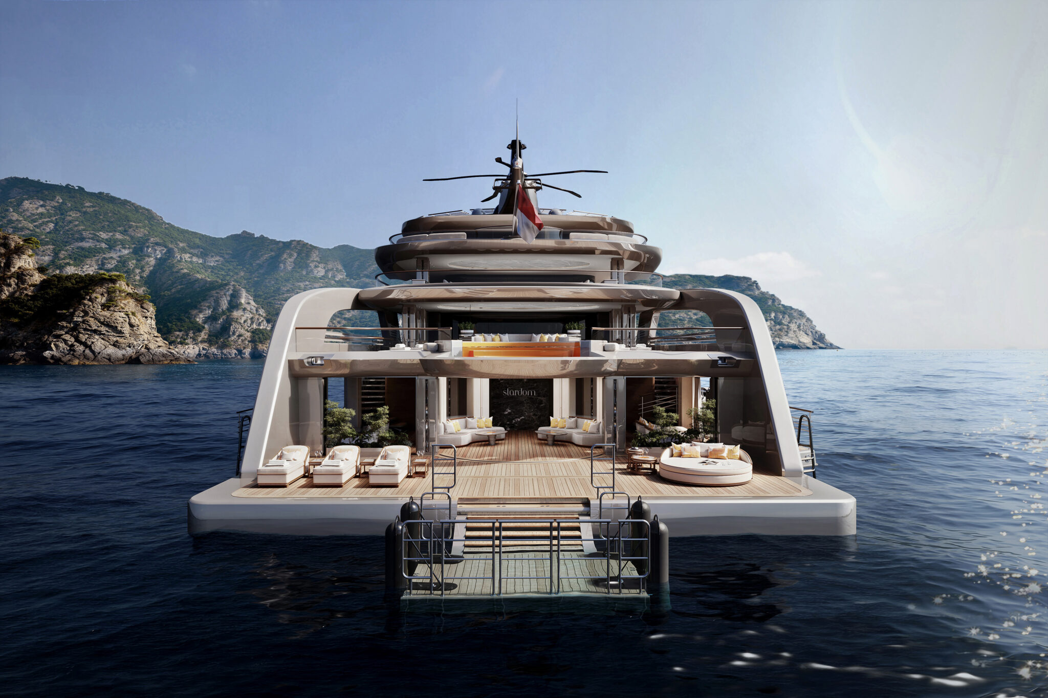 Innovative, buildable, original future of luxury with 101m yacht